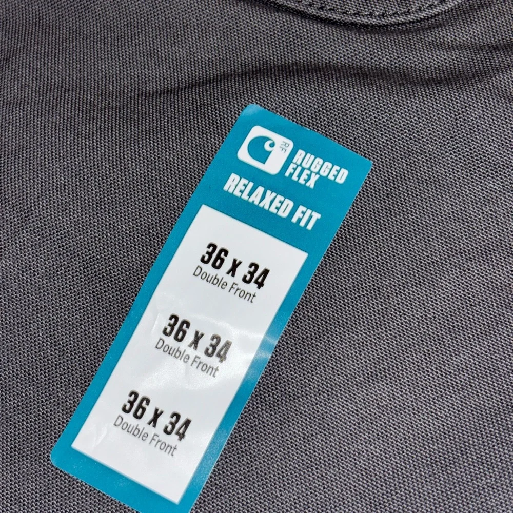 Carhartt Gray Cargo Pants Sturdy Cotton Blend - Picture 3 of 8